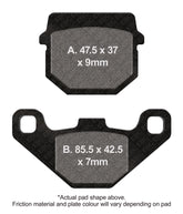 EBC Disc Brake Pads -  FA83TT